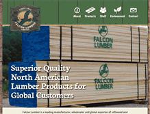 Tablet Screenshot of falconlumber.com